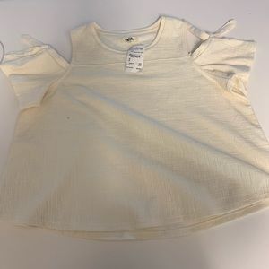 NWT MADEWELL OFF SHOULDER SHIRT!